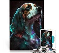 1000 Piece Jigsaw Puzzles for Adults teenagers “Beagle Dog Attractive” Made of wood,for 14+ Stress Reliever Difficult Challenge Birthday present。size:50x75cm/14.96x20.47inch