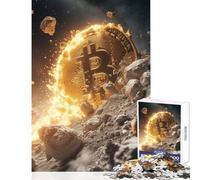 1000 Piece Jigsaw Puzzles for Adults Teenagers Bitcoin Strong Hands-on Game for The Whole Family DIY Toys Unique Birthday And Xmas Gifts (50X75CM)