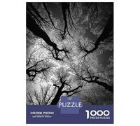 1000 Piece Jigsaw Puzzles for Adults Teenagers Black And White Forest Trees Jigsaw Family Game Difficult Challenge Difficult And Challenge 70x50cm/1000pcs