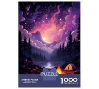 1000 Piece Jigsaw Puzzles for Adults Teenagers Campfire Dreams A Magical Night Scene Jigsaw Family Game Difficult Challenge Difficult And Challenge 70x50cm/1000pcs