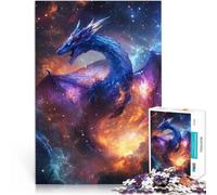1000 piece jigsaw puzzles for adults & teenagers Cosmic Dragon Made of wood,for and from 14 years and over Interesting stress reduction learning educational Gift。size:50x75cm/14.96x20.47inch