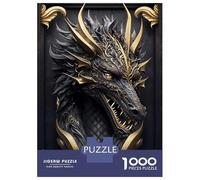 1000 Piece Jigsaw Puzzles for Adults Teenagers Dragon Monarch Coronation Jigsaws for Adults Fun Games For Family Fun Birthday And Unique Gifts 38x26cm/1000pcs