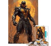 1000 Piece Jigsaw Puzzles for Adults Teenagers Evil Warrior Jigsaws for Adults Hands-on Game Presents for Women Birthday And Unique Gifts (Size 38x52cm)