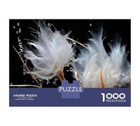 1000 Piece Jigsaw Puzzles for Adults Teenagers Fluffy Seeds in Water Jigsaw Puzzle Fun Games Difficult Challenge Parent-child Interaction 70x50cm/1000pcs