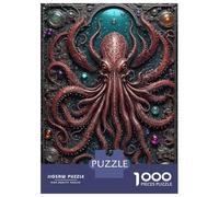 1000 Piece Jigsaw Puzzles for Adults Teenagers Galactic Kraken Chronicles Adult Puzzles Fun Games Improve Memory Unique Gifts for Birthday And Christmas 70x50cm/1000pcs