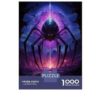 1000 Piece Jigsaw Puzzles for Adults Teenagers Giant Spider Wall Art Print Jigsaw Family Game Difficult Challenge Difficult And Challenge 38x26cm/1000pcs