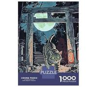 1000 Piece Jigsaw Puzzles for Adults Teenagers Japan Cat Gate Adult Puzzles Fun Games Improve Memory Unique Gifts for Birthday And Christmas 70x50cm/1000pcs