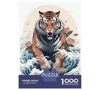 1000 Piece Jigsaw Puzzles for Adults Teenagers Lion In The Great Wave Jigsaws for Adults Relaxing Games Wall Art Difficult And Challenge 70x50cm/1000pcs