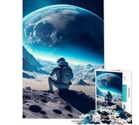 1000 Piece Jigsaw Puzzles for Adults Teenagers Lunar Outlook Help The Brain Exercise Presents for Women Brain Teaser Game for Ages 14 And over (38x52cm)