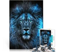 1000 piece jigsaw puzzles for adults & teenagers Magic frost lion Made of cardboard,Suitable for people aged 14 and above For family fun A work of art。size:26x38cm/10.24x14.96inch