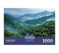 1000 Piece Jigsaw Puzzles for Adults Teenagers Misty Mountain Forest Landscape Puzzles for Adults Toy Wall Decor Hand Speed Race Difficult And Challenge 52x38cm/1000pcs