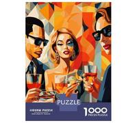 1000 Piece Jigsaw Puzzles for Adults Teenagers Modern Art Deco Party Scene Jigsaw Family Game Difficult Challenge Difficult And Challenge 70x50cm/1000pcs
