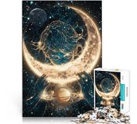 1000 piece jigsaw puzzles for adults & teenagers Moonlight Boy Made of cardboard Suitable for ages 14 and up Home Decor As a gift for the whole family and friends。size：26x38cm/10.24x14.96inch