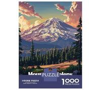 1000 Piece Jigsaw Puzzles for Adults Teenagers Mount St. Helens National Park Jigsaw for Adults Brain Teaser Game For Family Fun Parent-child Interaction 52x38cm/1000pcs