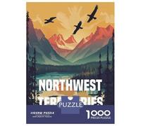 1000 Piece Jigsaw Puzzles for Adults Teenagers Northwest Territories Canada Jigsaw Anti-Stress Toys Analysis And Logic Birthday And Unique Gifts 52x38cm/1000pcs