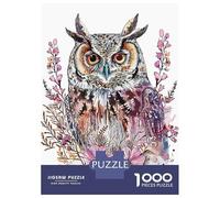1000 Piece Jigsaw Puzzles for Adults Teenagers Owl Minimalist Paint Adult Puzzles Fun Games Improve Memory Unique Gifts for Birthday And Christmas 70x50cm/1000pcs