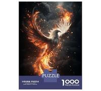 1000 Piece Jigsaw Puzzles for Adults Teenagers Phoenix in Flames Puzzles for Adults Fun Games Difficult Hard Birthday And Unique Gifts 70x50cm/1000pcs