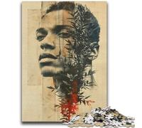 1000 Piece Jigsaw Puzzles for Adults Teenagers Poster Collage with Face Learning Educational Impossible Game Birthday Gift 38x52cm