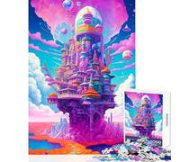 1000 Piece Jigsaw Puzzles for Adults Teenagers Rocket Palace Relaxing Games Presents for Women Home Decoration Toys Every Piece Is Unique - (38X52CM)