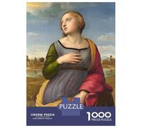 1000 Piece Jigsaw Puzzles for Adults Teenagers Saint Catherine Alexandria Puzzles for Adults Brain Teaser Game Wall Art Birthday And Unique Gifts 52x38cm/1000pcs