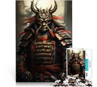 1000 Piece Jigsaw Puzzles for Adults teenagers Samurai Made of cardboard Suitable for people aged 14 and above Relaxing games Improving love between couples。size：26x38cm/10.24x14.96inch