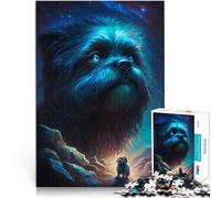 1000 Piece Jigsaw Puzzles for Adults teenagers Shih Tzu Dog Fictive Made of cardboard Suitable for people aged 14 and above Educational game for families learning educational Gift。size：26x38cm