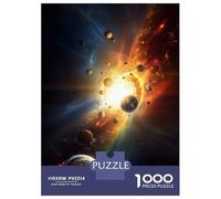 1000 Piece Jigsaw Puzzles for Adults Teenagers Start of The Solar System Jigsaws for Adults Fun Games For Family Fun Birthday And Unique Gifts 52x38cm/1000pcs
