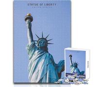 1000 Piece Jigsaw Puzzles for Adults Teenagers Statue of Liberty Educational Games Analysis And Logic Art Work Gift Size 50x75cm