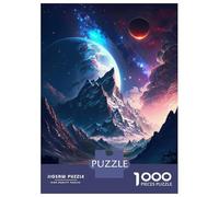 1000 Piece Jigsaw Puzzles for Adults Teenagers Stellar Twilight Galaxy Adult Puzzles Fun Games Improve Memory Unique Gifts for Birthday And Christmas 52x38cm/1000pcs