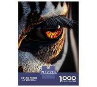 1000 Piece Jigsaw Puzzles for Adults Teenagers Striking Tiger Eye Close-Up Jigsaws for Adults Fun Games For Family Fun Birthday And Unique Gifts 70x50cm/1000pcs