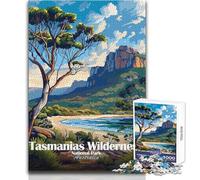 1000 Piece Jigsaw Puzzles for Adults Teenagers Tasmanian Wilderness National Park Australia Educational Games Analysis And Logic Art Work Gift Size 38x52cm