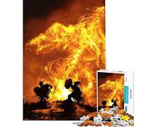 1000 Piece Jigsaw Puzzles for Adults Teenagers The Phoenix Fire Challenging To Complete But Fun And Humorous Brain Teaser Game for Ages 14 And over (50x75cm)