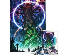 1000 Piece Jigsaw Puzzles for Adults Teenagers Tree of Infinity︰ Rise from The Rift Teenager Puzzles Relaxing Games Home Decoration Parent-child Interaction (Size 38x26cm)