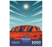 1000 Piece Jigsaw Puzzles for Adults Teenagers Uluru Night Sky Puzzles for Adults Fun Games Difficult Hard Birthday And Unique Gifts 70x50cm/1000pcs