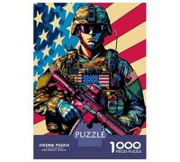 1000 Piece Jigsaw Puzzles for Adults Teenagers United States Armed Forces Puzzles for Adults Fun Games Difficult Hard Birthday And Unique Gifts 38x26cm/1000pcs