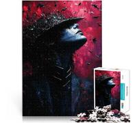 1000 Piece Jigsaw Puzzles for Adults teenagers Vampire Bat Human Made of cardboard Suitable for people aged 14 and above Challenge Toy Unique Home Decorations and Gifts。size:26x38cm/10.24x14.96inch