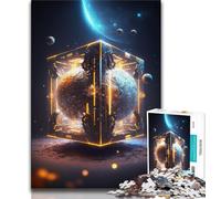 1000 Piece Jigsaw Puzzles for Adults & Teens Alien Tesseract 1000 Piece Puzzle,family Fun Games Is Ideal As A Gift for The Whole Family (size 75x50cm)