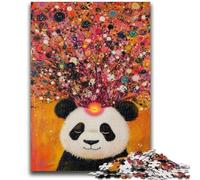 1000 Piece Jigsaw Puzzles for Adults & Teens Animal Panda Art Artistic Wall Decor & Birthday Gift Idea for Friends, Home Office 50x75cm