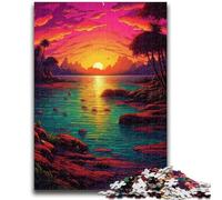 1000 Piece Jigsaw Puzzles for Adults & Teens Anime Art Landscape Stress Reliever Difficult Challenge Every Piece Is Unique - Challenging Family Fun Game 38x26cm