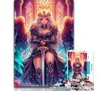 1000 Piece Jigsaw Puzzles for Adults & Teens Anime Female Warrior 1000 Piece Jigsaw,Educational Stress Relief Toy Great Gifts And Toys (size 38x26cm)