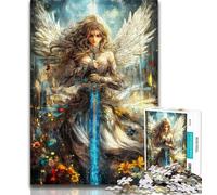 1000 Piece Jigsaw Puzzles for Adults & Teens Anime Girl Adult Jigsaw,Family Educational Games Home Decoration Gift 38x26cm