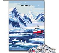 1000 Piece Jigsaw Puzzles for Adults & Teens Antarctic Expedition Family Game Stress Reliever Difficult Challenge Secret Santa Gifts (50x70cm) 1000pcs