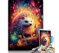 1000 Piece Jigsaw Puzzles for Adults & Teens Art Hedgehog Adult Puzzles,Fun Games Wall Decoration Unique Birthday And Xmas Gifts (size 38x26cm)