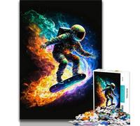 1000 Piece Jigsaw Puzzles for Adults & Teens ASTRO ON FIRE Puzzles for Teenagers,learning Educational for Is Ideal As A Gift for The Whole Family 75x50cm