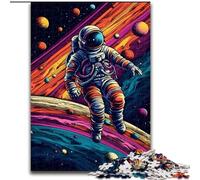 1000 Piece Jigsaw Puzzles for Adults & Teens Astronaut Colorful, for Educational Game Challenge Toy Unique Home Decor And Gifts (Size 50x75cm)