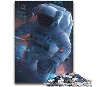 1000 Piece Jigsaw Puzzles for Adults & Teens Astronauts in Space Educational Games DIY Toys for Is Ideal As A Gift for The Whole Family 26x38cm