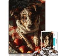 1000 Piece Jigsaw Puzzles for Adults & Teens Autumn Dog, Games Toys Gift,is Ideal As Gifts for The Whole Family for And Age 14 38x26cm