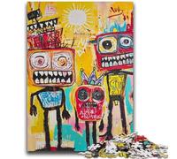 1000 Piece Jigsaw Puzzles for Adults & Teens Basquiat-style Educational Games DIY Toys for Is Ideal As A Gift for The Whole Family 50x75cm