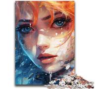 1000 Piece Jigsaw Puzzles for Adults & Teens Beautiful Anime Painting for And 14 Years And over Impossible Game Christmas Birthday Gift 50x75cm