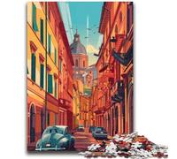 1000 Piece Jigsaw Puzzles for Adults & Teens Bologna Street in Italy Suitable for Ages 14 And Up Family Games Deal As Gifts for The Whole Family (size 38x26cm)